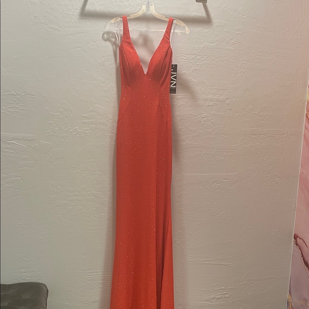 JVN Vibrant orange Maxi Dress